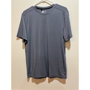 VRST Athletic Moisture Wicking~4 Way Stretch Short Sleeve Size Small~ Blue/Gray